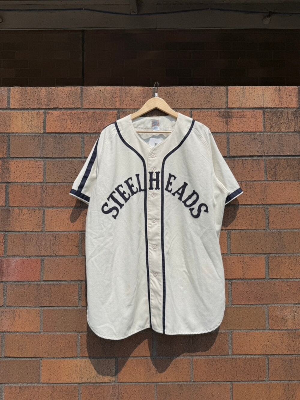 Ebbets Field Flannels Vintage Seattle Steelheads Negro League Baseball Jersey